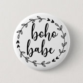 Boho Babe Wreath Button (Vorderseite)