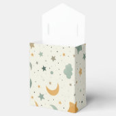 Boho Baby Adoption Dusche - Mond und Sterne Geschenkschachtel (Geöffnet)