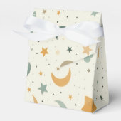 Boho Baby Adoption Dusche - Mond und Sterne Geschenkschachtel (Vorderseite)