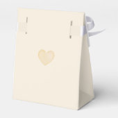 Boho Baby Beige Watercolor Rainbow Fevor Box Geschenkschachtel (Rückseite)