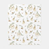 Boho Baby Bibs Rainbows Botanisches Vegetationsmus Fleecedecke (Vorderseite)