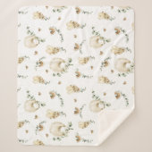 Boho Baby Bibs Rainbows Botanisches Vegetationsmus Sherpadecke (Vorderseite)