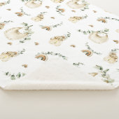 Boho Baby Bibs Rainbows Botanisches Vegetationsmus Sherpadecke (3/4)