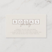 Boho Baby blockt neutrale Bücher für Baby Begleitkarte (Vorderseite)