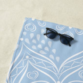 Boho Baby Blue Mandala Strandtuch (Beispiel)