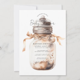 Boho Baby Bottle Gender Neutral Baby Dusche Einladung