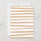 Boho Baby Boy Clothesline Babydusche Einladung (Rückseite)