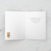 Boho Baby Boy Gratulations Card Karte (Innenseite)