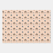 Boho Baby Boy Pattern Geschenkpapier Set (Vorderseite 2)