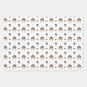 Boho Baby Boy Pattern Geschenkpapier Set (Vorderseite)