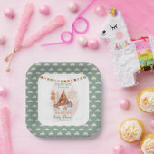 Boho Baby Boy Teepee and Toys Baby Shooting Paper  Pappteller (Party)