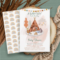 Boho Baby Boy Teepee and Toys Baby Sprinkle