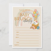 BOHO Baby Brunch | Einladung zur Kinderdusche (Vorderseite)