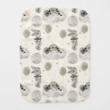 Boho Baby Burp Cloths - Schlafraccoons