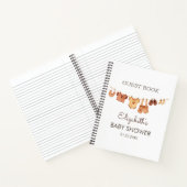 Boho Baby Clothes Baby Showbook Notizblock (Innenseite)
