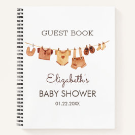 Boho Baby Clothes Baby Showbook Notizblock