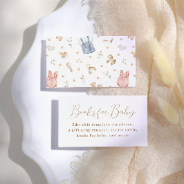 Boho Baby Clothes Babydusche Begleitkarte