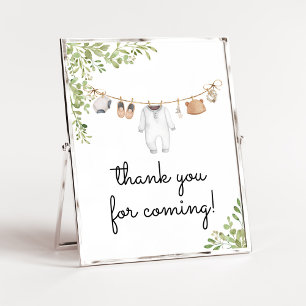 Boho Baby Clothes Babydusche Vielen Dank für Ihr K Poster
