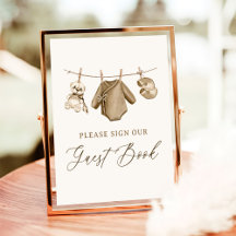 Boho Baby Clothes Boy Baby Shooting Guest Book Sig