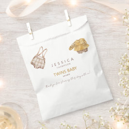 Boho Baby Clothes Twins Baby Showbücher Geschenktütchen