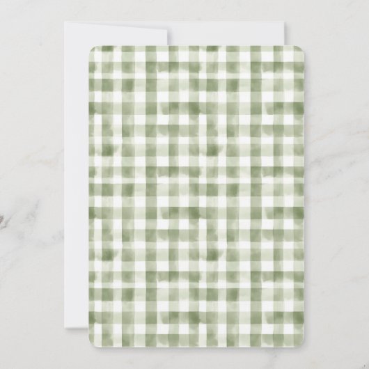 Boho Baby Clothesline Gender Neutral Baby Dusche Einladung (Rückseite)