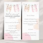 Boho Baby Cloud Watercolor Babysitter Service Werbekarte