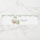 Boho Baby Crib Baby Dusche Wasserflaschenetikett (Einzelnes Label)
