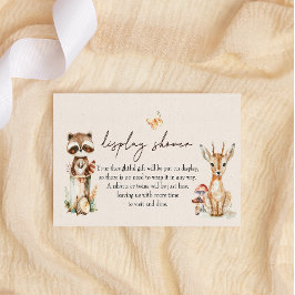 Boho Baby Display Dusche für Landtiere Mitteilungskarte