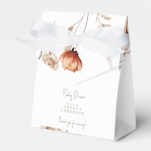 Boho Baby Dusche Vielen Dank für Ihre Gefälligkeit Geschenkschachtel (Vorderseite)