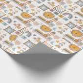 Boho Baby Duschwrapping Paper | Wild One Geschenkpapier (Ecke)
