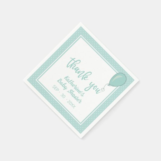 BOHO Baby Duwer Gender Neutral Minze Green Serviette (Ecke)