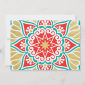 Boho Baby Fiesta Baby Shower Einladung (Rückseite)