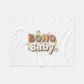 Boho Baby-Fleece-Decke Fleecedecke (Vorderseite (Horizontal))