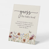 Boho Baby Food Sign Sockelschild (Vorderseite)