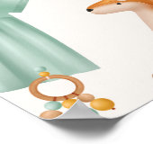 Boho Baby Girl Clothes Babydusche Begrüßungszeiche Poster (Ecke)