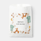 Boho Baby Girl Clothes Kinderdusche Geschenktütchen (Vorderseite)