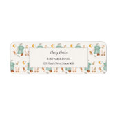 Boho Baby Girl Clothes Pattern Rücksendeadresse (Vorne)