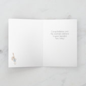 Boho Baby Girl Glückwunschkarte Karte (Innenseite)