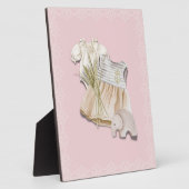 Boho Baby Girl Outfit mit Elephant | Rosa Kinderzi Fotoplatte (Seite)