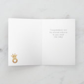 Boho Baby Glückwunschkarte Karte (Innenseite)