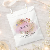 Boho Baby in Bloom Baby Dusche Geschenktütchen (Ausgeschnitten)
