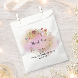 Boho Baby in Bloom Baby Dusche Geschenktütchen