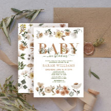 Boho Baby in Bloom Baby Girl Shower