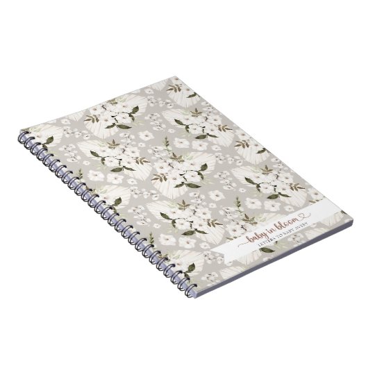 Boho Baby in Bloom Letters to Baby Journal Noteboo Notizblock (Rechte Seite)