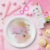 Boho Baby in Bloom Pappteller (Party)