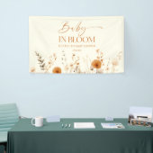 Boho Baby in Bloom Wildblume Babydusche Banner (Messeveranstaltung)