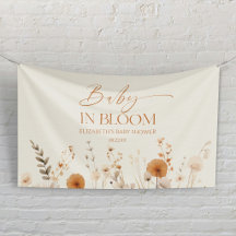 Boho Baby in Bloom Wildblume Babydusche