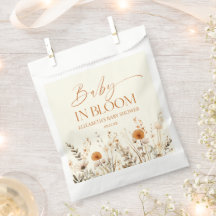 Boho Baby in Bloom Wildblume Babydusche