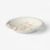 Boho Baby in Bloom Wildblume Babydusche Pappteller (Gewinkelt)