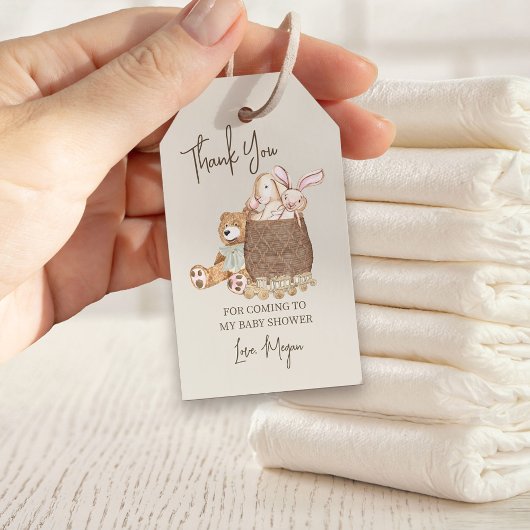 Boho Baby Kinderzimmer Theme Vielen Dank Geschenkanhänger